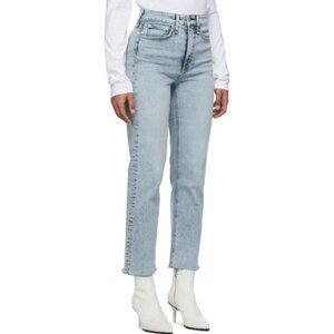Rag & Bone Jane Super High Rise Ankle Cigarette Jeans, Dakota Wash